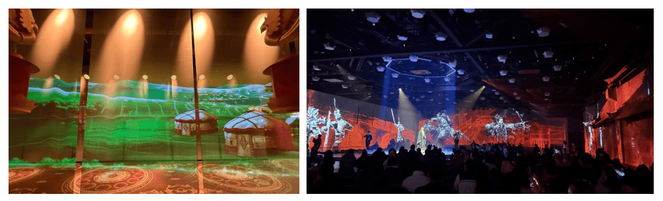 机助力武汉《楚地长歌》演艺项目焕新文旅体验尊龙AG网站科视Christie激光投影(图2)